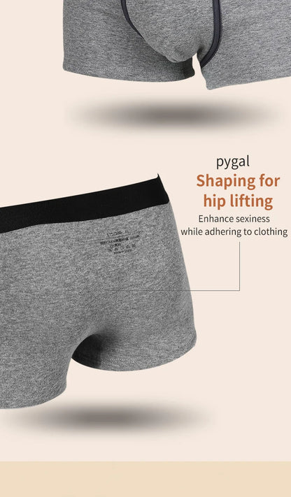 3er-Pack warme Unterwäsche für Herren, Samt und verdickt, Herren-Boxershorts, kältebeständige Shorts für Herbst und Winter, Sport für Jungen