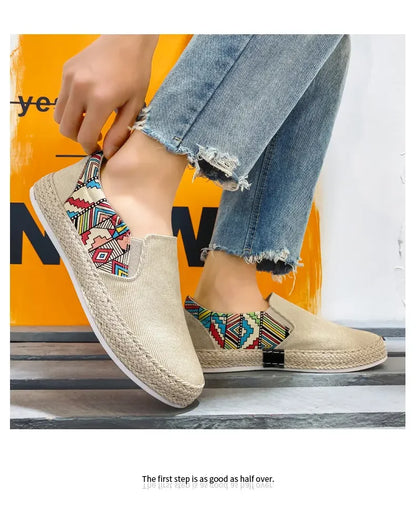 2023Men Turnschuhe Casual Sommer Low-top Cord Schuhe Fischer Schuhe Faul Schuhe Slip-on Tuch Schuhe Trendy männer Schuhe.