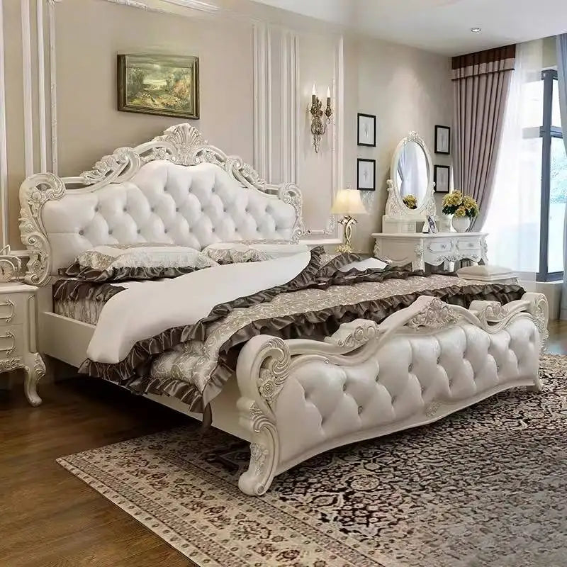 Multifunktionales Doppelbett mit Stauraum, europäisches minimalistisches Camping-Zubehörbett, luxuriöse moderne Camas De Dormitorio-Möbel