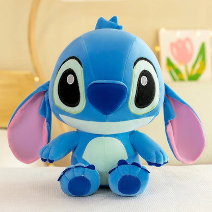 20-40cm Anime Cartoon Pink Angel Series Lilo & Stitch Doll Cute Hug Duck Stitch Plush Toy Soft Stuffed Kawaii Kid Birthday Gift.