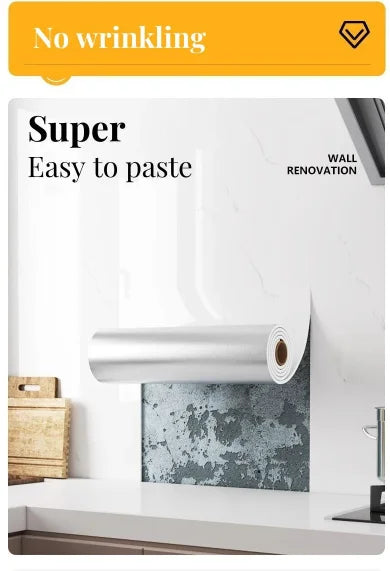 Thick foam marble wallpaper 1 roll waterproof and antifouling wall sticker self-adhesive wallpaper for bedroom and living room