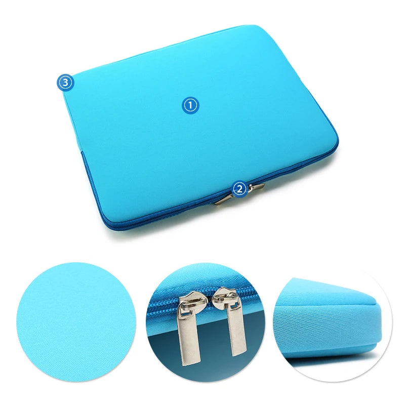 Soft Laptop Bag 13 13.6 14 15 15.6 17 inch For Huawei Lenovo ASUS HP Dell Macbook Air Pro 16 M1 M2 Case 2023 Sleeve Liner Cover.