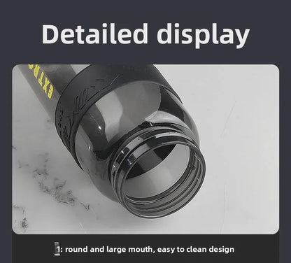 Large Capacity Plastic Straw Cup Simple Design Portable Sports Fitness Water Bottle for Students Outdoor Use Dedicated Personal.