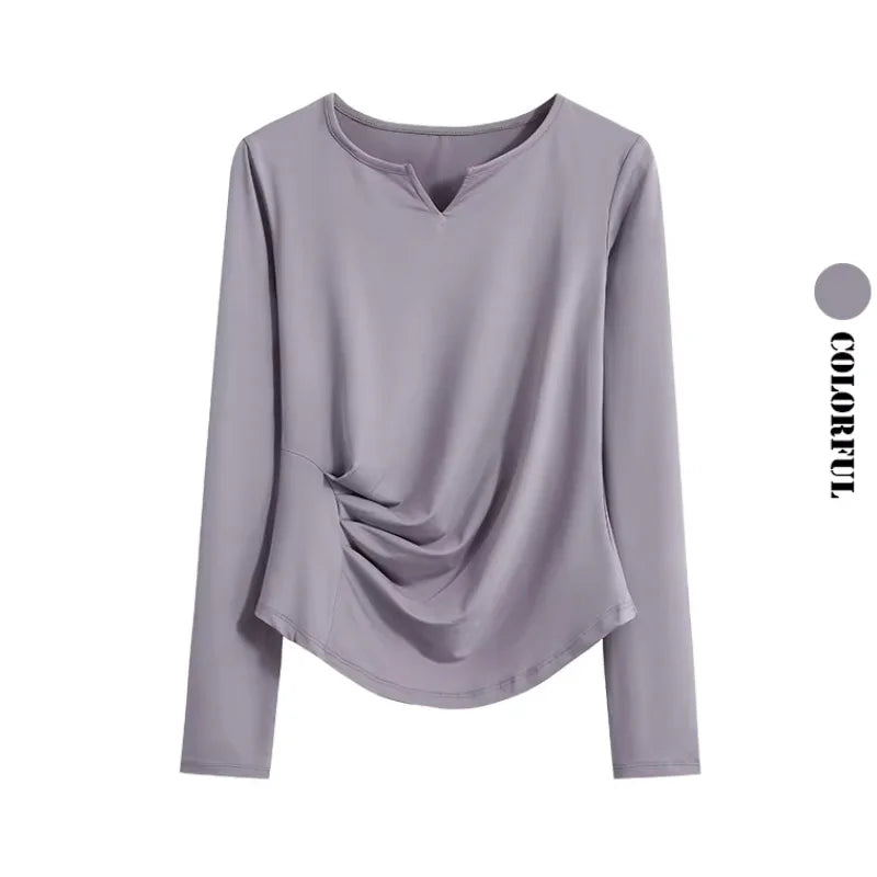 DRUR Autumn Yoga Set 2 Piece Sportswear Outfit Women Long Sleeve Workout Top High Waist Leggings Suit Tennis Sets 2pcs Tracksuit