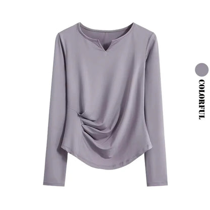 DRUR Autumn Yoga Set 2 Piece Sportswear Outfit Women Long Sleeve Workout Top High Waist Leggings Suit Tennis Sets 2pcs Tracksuit