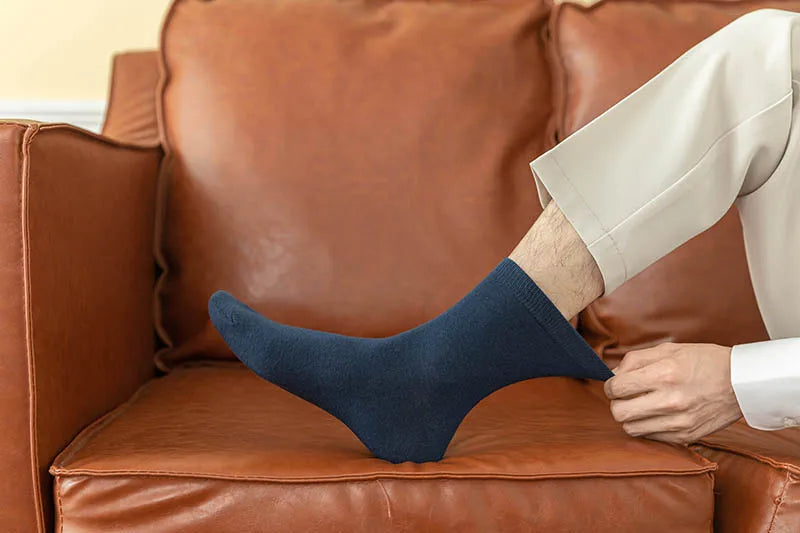 10 Pairs New Men's Cotton Socks New styles Black Business Men Socks Soft Breathable Autumn Spring for Male White.