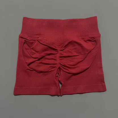 Impact Shorts Low Ribbed Band Gym Scrunch Women Sports Shorts Fitness Biker Short Workout Yoga Running Seamless Leggings.