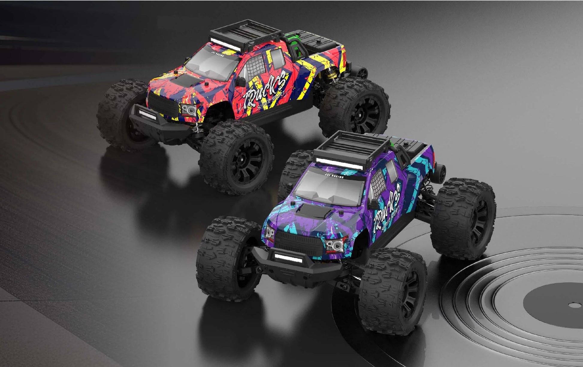 Teeggi 1/14 4WD High Speed Rc Off-road Car 100KM/H Brushless motor 3S Remote Control Truck Drift Racing Cars Toys For kid Gifts.