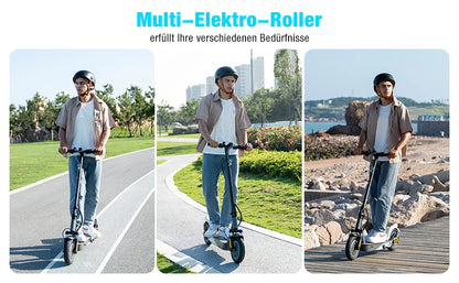 RCB EV10K PRO ABE Electric Scooter, App Control, 10'' Foldable 400W Electric Scooter Adults, E-Scooter with Dual shock absorbers.