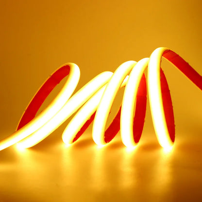 IP68 Waterproof COB LED Neon Strip Light 5m 10m 15m 20m 0.5m 12V 24V 320LED Flexible Tape Silicone Tube Lamp Liner Lighting RA90