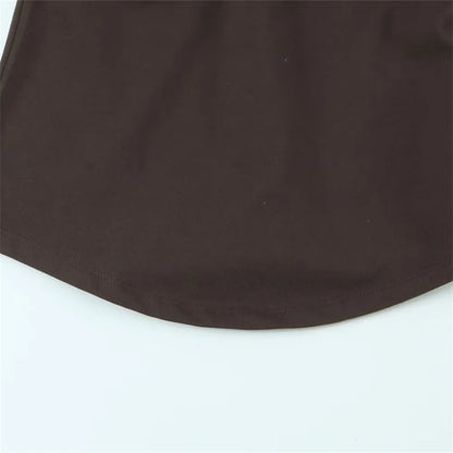 Women's Tri Color Side Folded Decorative T-shirt Round Neck Long Sleeve Spring/Summer New Casual Women's Clothing.