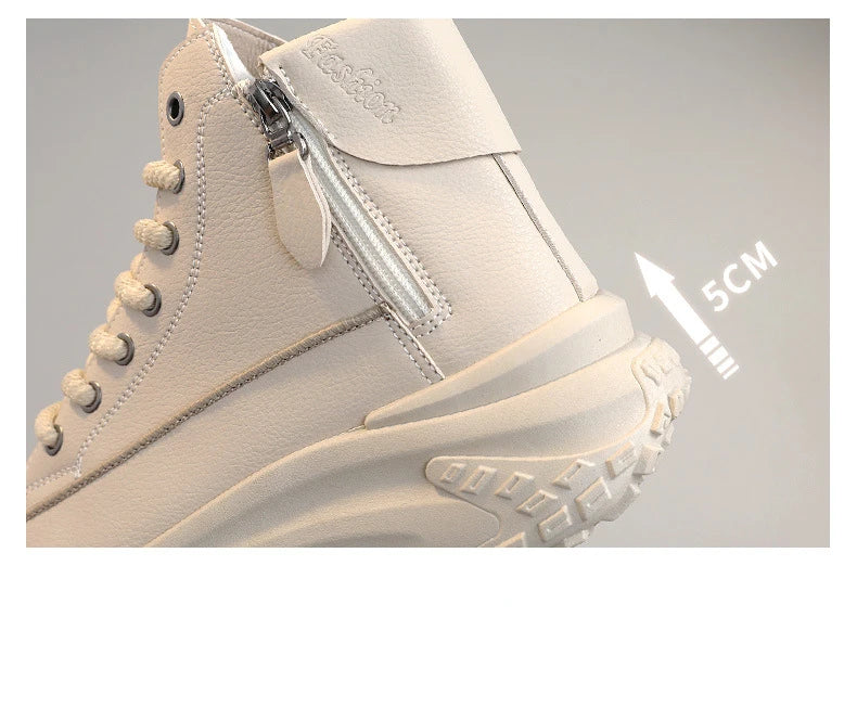 2025 New Women Sneakers Luxury Fashion High Top Women Boots Platform Casual Shoes Outdoor Running Shoes for Women Tenis De Mujer.