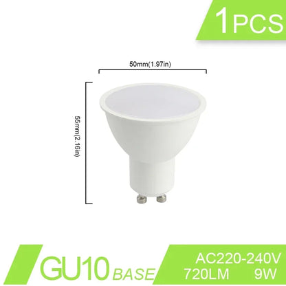 LED-Lampe AC220-240V 15w 9w 24w 18w LED-Lampe Energie spar lampe e14 e27 gu10 Wohnzimmer beleuchtung, kein Flimmern warm weißes Licht