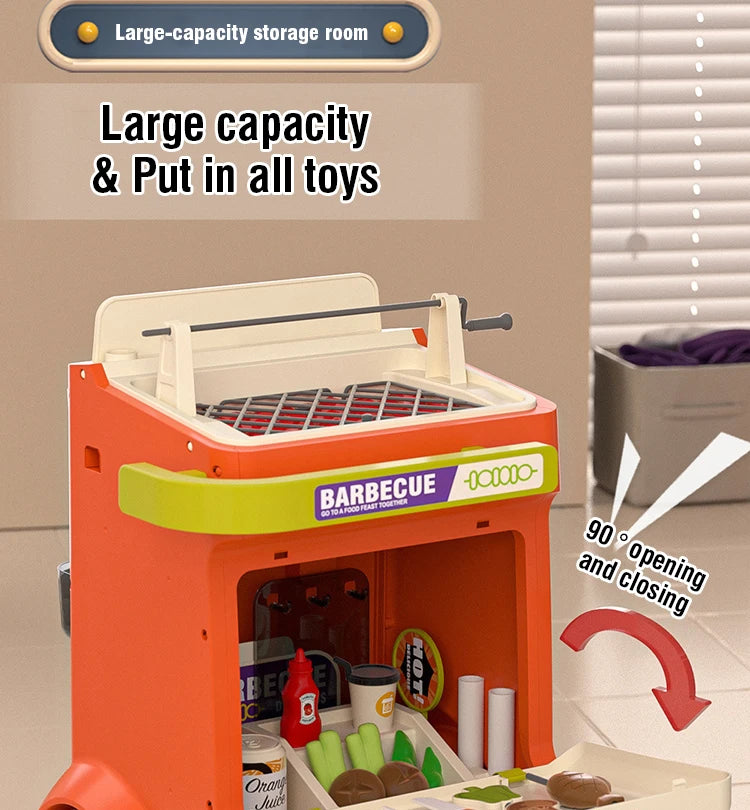 Kitchen Food Role Play Pretend Play Children Toy Ice Cream Candy Sweet Dessert Accessories Toys for Kid Christmas Birthday Gifts