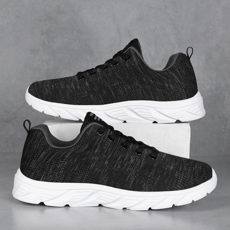 YRZL Lightweight Running Shoes Breathable Non-Slip Running Shoes Men Comfortable Sneakers Outdoor Sports Soft Wear-Resistant.