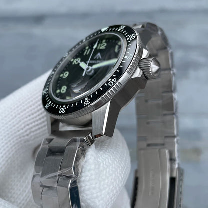 STEELFLIER Official SF787 Dive Luxury Wristwatches Double Calendar NH36 Movement Super Luminous 200M Waterproof Mechanical Watch.