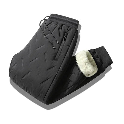 Men's down trousers autumn and winter new padded and thickened outdoor -20 degrees snow warm bottoms men's windproof Harem Pants