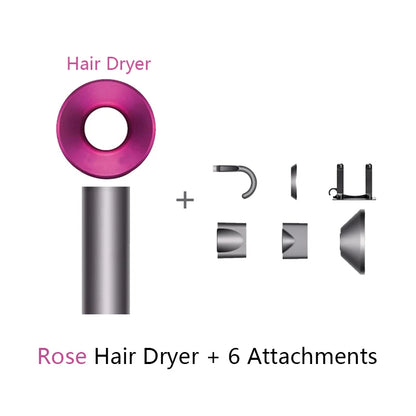 Diffuser Hairdryer 5in1 Ionic Professional Electric Hair Dryer Heat Leaf Blow Drier With Diffuser Ion Leafless Air Blower Woman