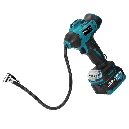 YOFIDRA Aufblasbare Elektrische Luftpumpe Digital Display Auto Reifen Inflator Automatische Luft Inflator Power Tool Für Makita Batterie Pin