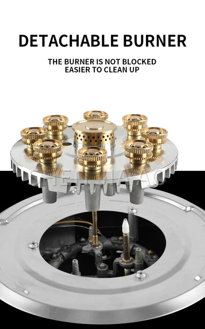 5.2Kw Gas Stove Single Stove Liquefied Petroleum Gas Desktop Embedded Single Natural Gas Gas Stove Household Fierce Fire.