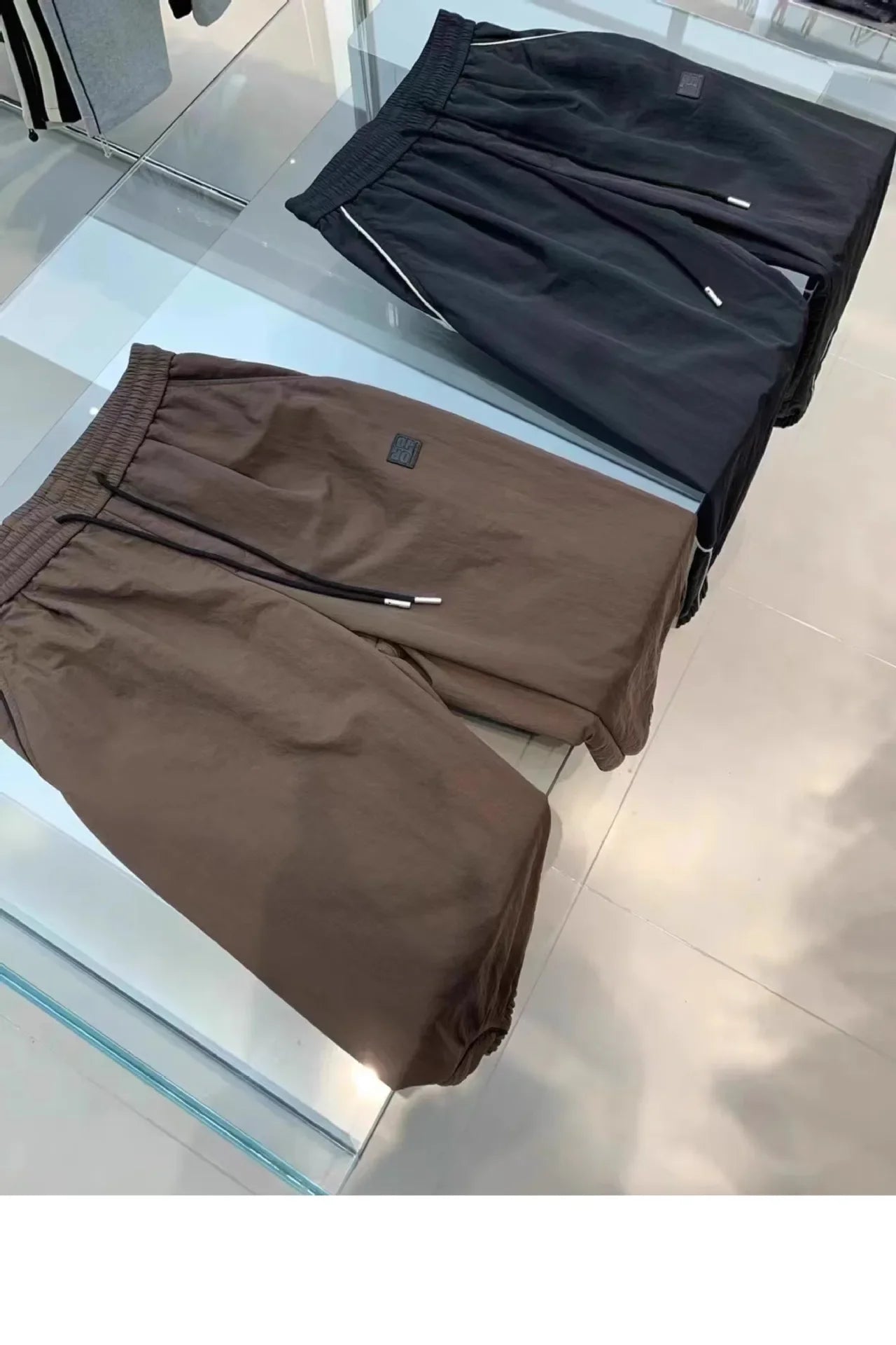 2024 Spring Autumn Men's Long Pants Loose Fit Plus Size Casual Nine Point Plus Size Harem Workwear Bunded Pants Men