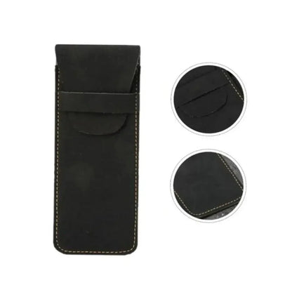 Vintage-Leder-Federmäppchen, Mini-Schutz-Federmäppchen, einfaches, leichtes Federmäppchen mit großem Fassungsvermögen, perfekt für mich.