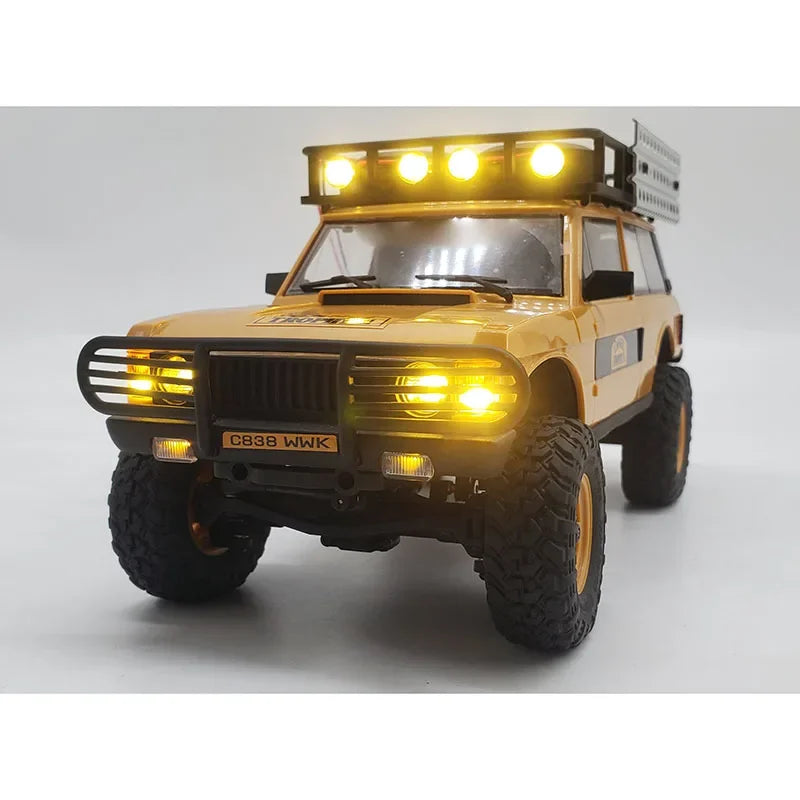 LED 5V Lighting Upgrade System Front and Rear Lamp for 1/24 RC Crawler Car FMS FCX24M Camel Cup Discovery Range Rover Parts