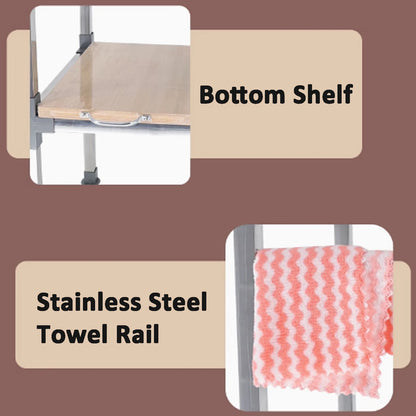 Freistehendes Küchenspülbecken aus Edelstahl mit Kaltwasserhahn – Einzelschüssel-Design, geeignet für Camping, Gärten, Wäsche.