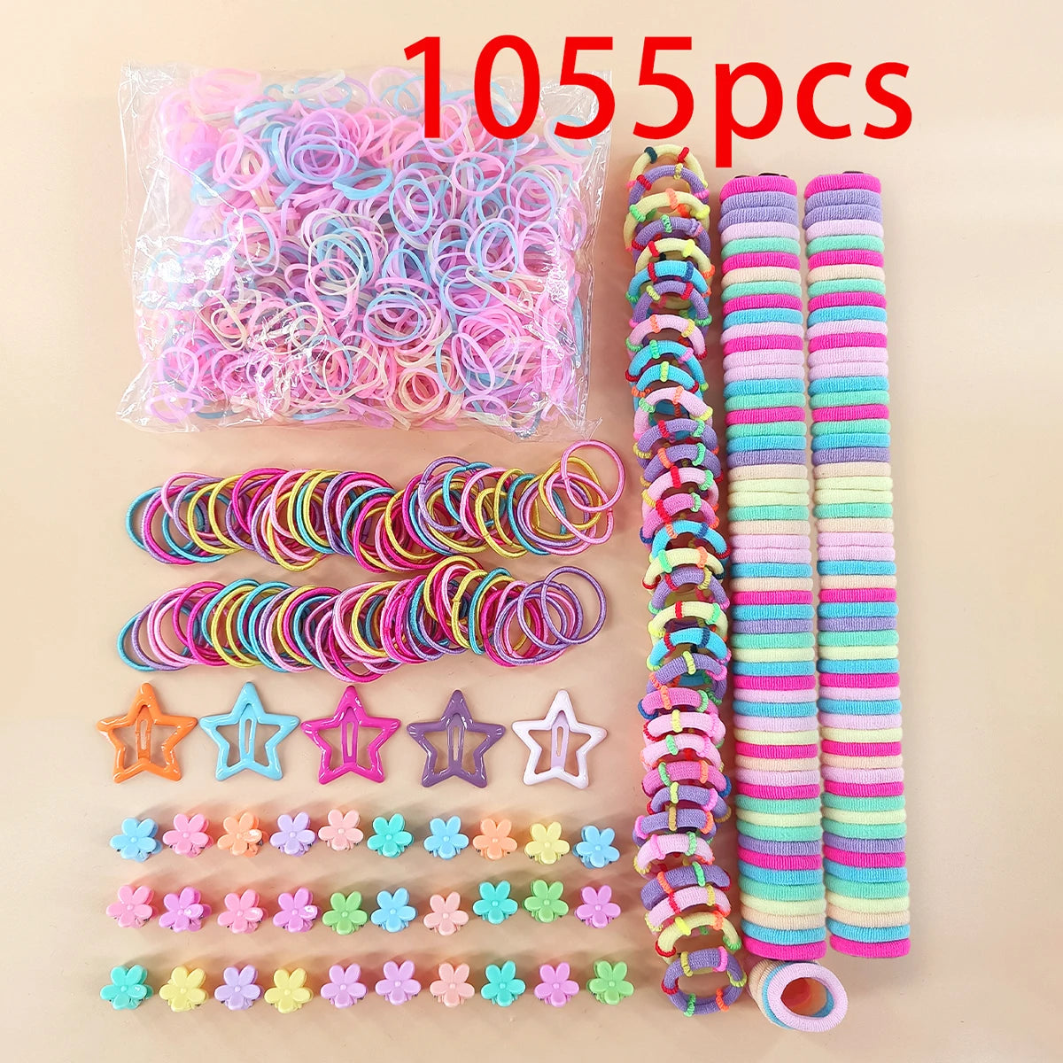 Fashion Hair Accessories for Woman Set Girls Hair Bands Set Elastic Rubber Band Children Ponytail Holder Scrunchies Kids Headwea.