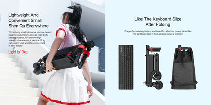 HX 7.5AH Electric E Scooter 350W 25KM/H Foldable Electric Kick Scooter Scooters 5.5 Inch APP Smart Escooter for Adults.