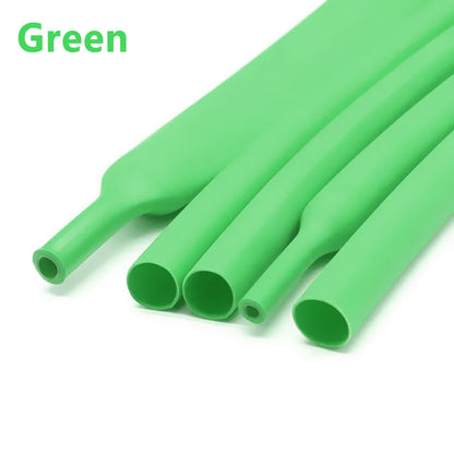 10/50/100 Meter Heat Shrink Tube Black Dia 2.4-25.4mm 3:1 Polyolefin Thermal Cable Sleeve Insulated Red.