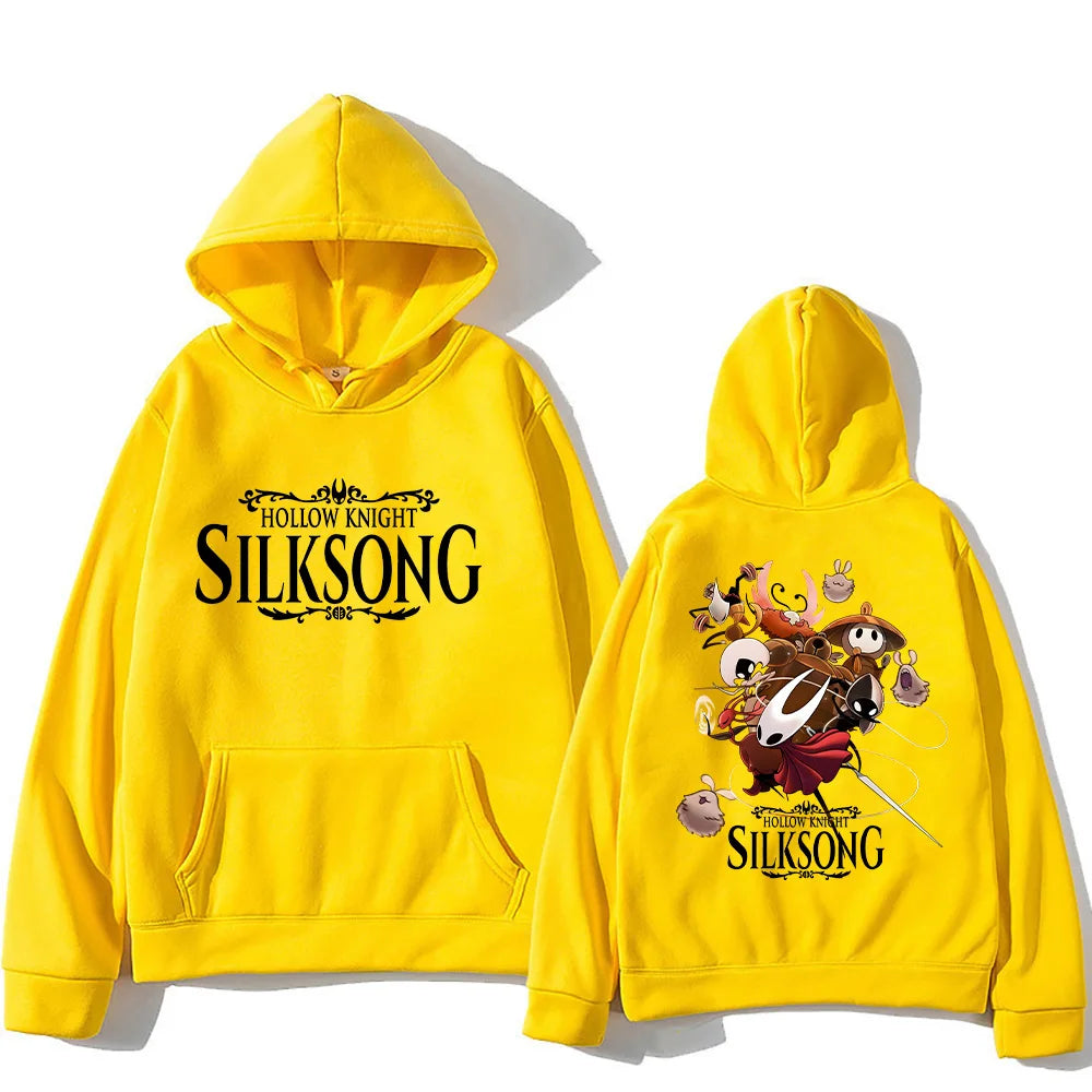 Hollow Knight Silksong Hot Game Hoodies Long Sleeve Fashion Casual Pullovers High Street Women Men Sweatshirt Fashion Streetwear.