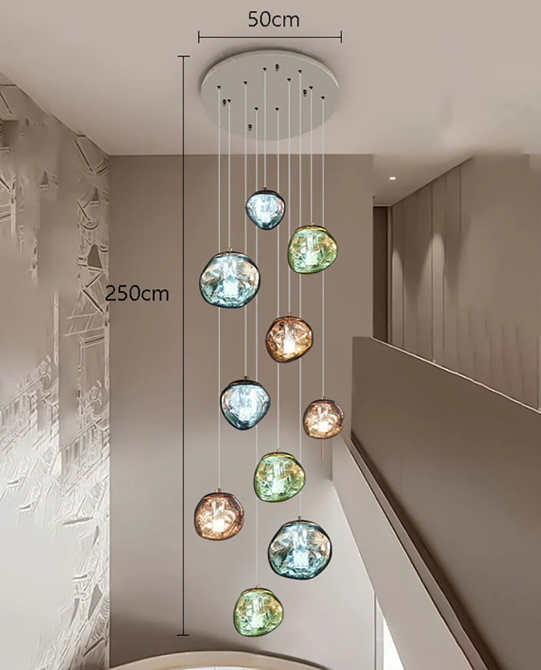 Moderne Heimdekoration, LED-Deckenleuchten für das Wohnzimmer, LED-Deckenleuchten für die Treppe, Hängelampen, Innenleuchte