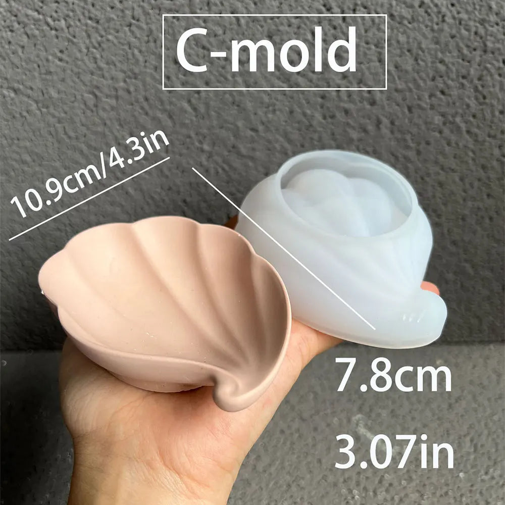 Large Cloud Tray Cement Mold Resin Butterfly Moon Pea Shaped Jewelry Display Tray Gypsum Concrete Mold for Terrazzo Creation.