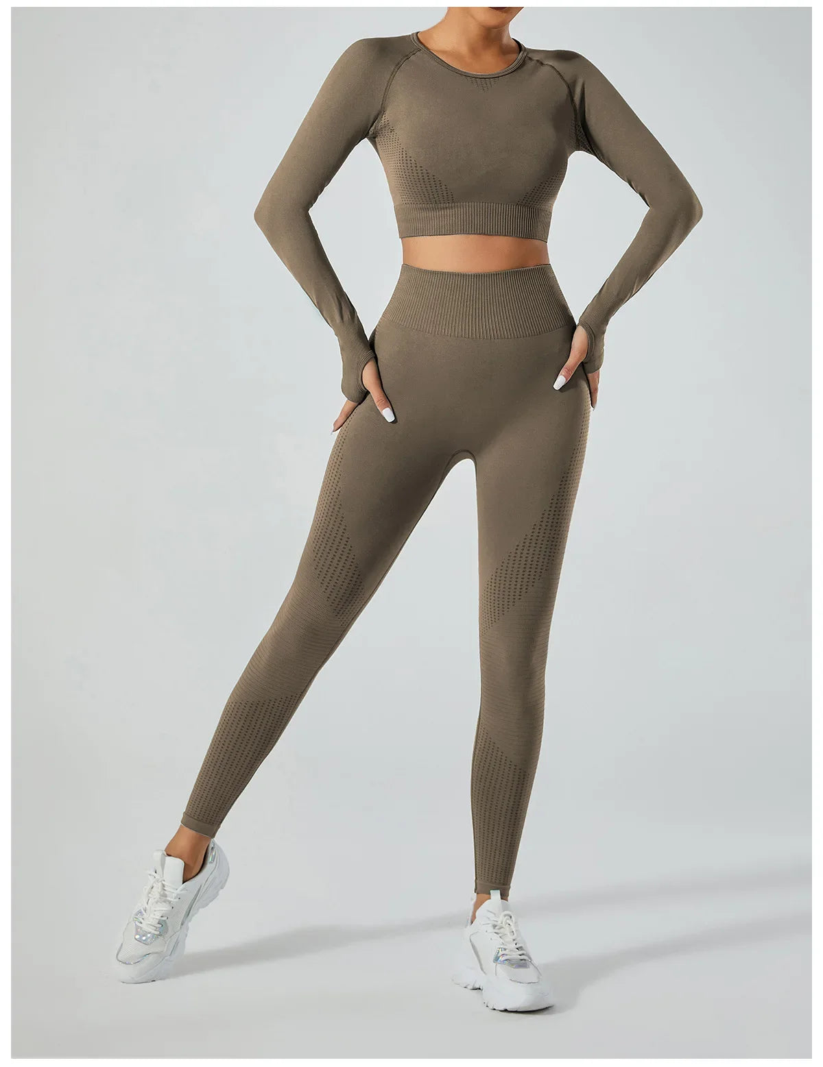 Seamless Cross-Border Running Sports Top Breathable Fitness Jacket Training Quick-Dry Outerwear Long Sleeve Yoga Wear For Women