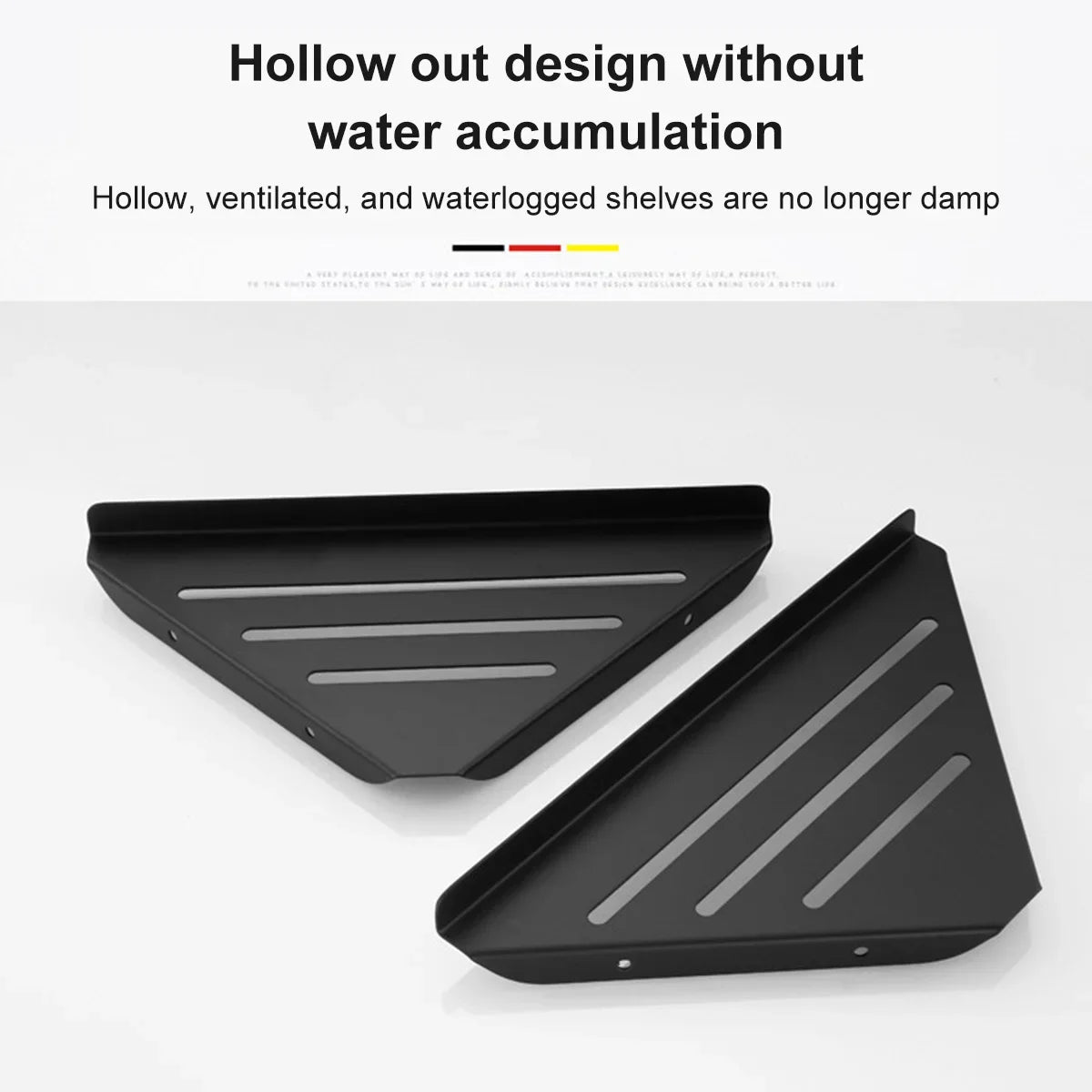 Badezimmerregal, Eck-Duschregal, ohne Bohren, Eck-Organizer aus Edelstahl 304, Aufbewahrung, robustes, hohles Shampoo-Regal