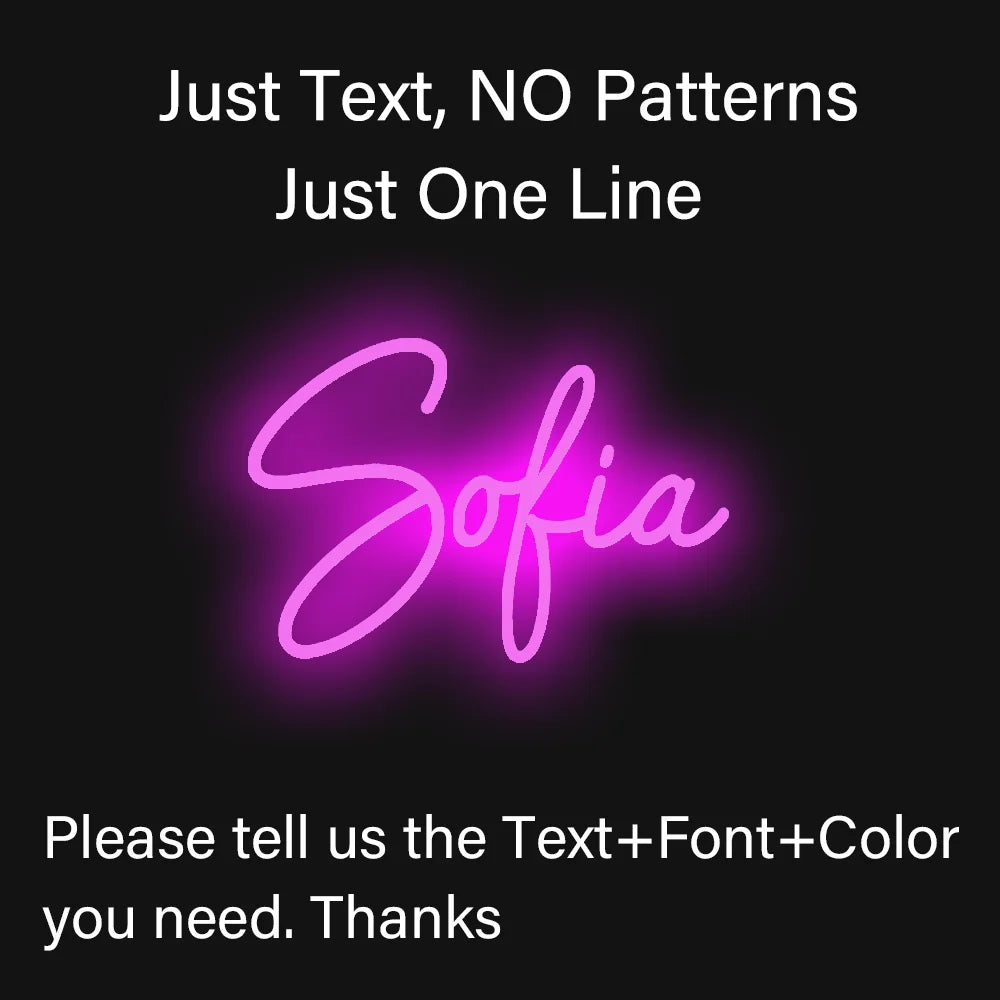 Custom Name Neon Sign Personalized Dimmable Neon Light Sign Christmas Birthday Gifts Boy Girl Bedroom Decor Wall Hanging Neon