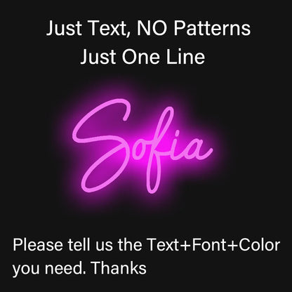Custom Name Neon Sign Personalized Dimmable Neon Light Sign Christmas Birthday Gifts Boy Girl Bedroom Decor Wall Hanging Neon