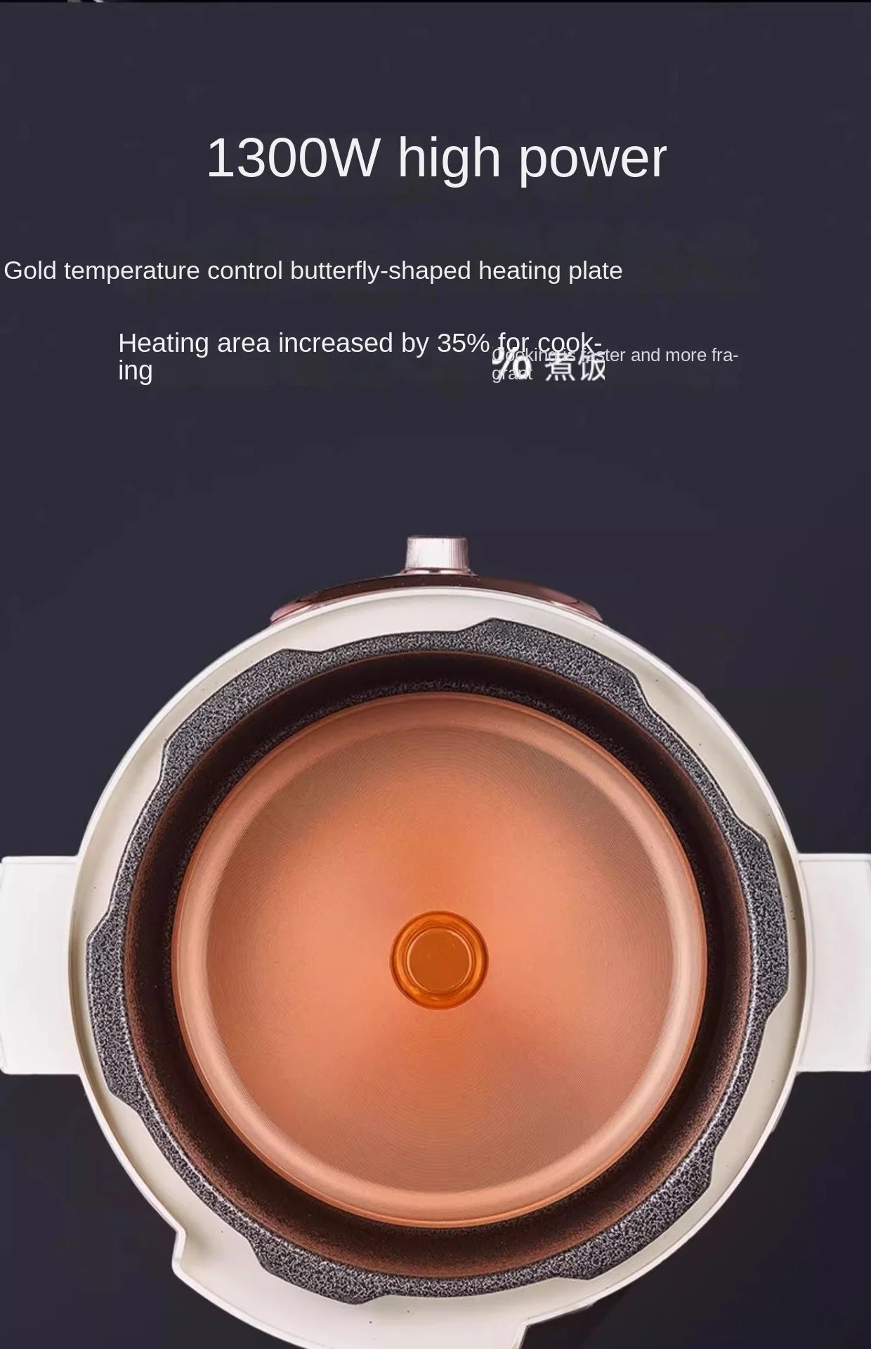 220V Home Electric Pressure Cooker 2 Flavor Multifunctional Rice Cooker Non-stick Multi Cooker & 2 Flavor Inner and Steamer.