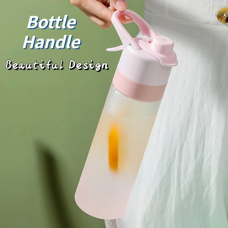 Fashion Sports Water Bottle Hydrating Beauty Portable Water Cup Beautiful Food Grade Plastic Water Bottle Outdoors Cycling Cup.