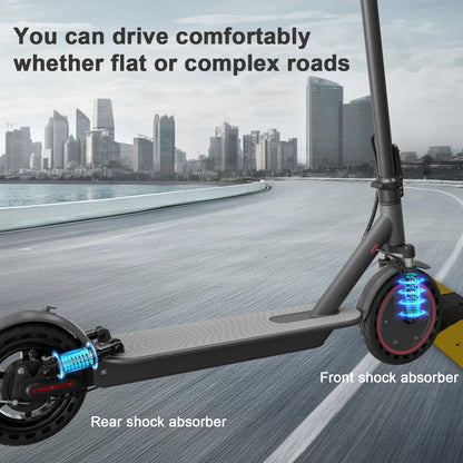 JUICEASE AP07 Electric Scooter 35KM Range 8.5Inch Escooter 350W/600W Power 31KM/H APP Scooter Electric Dual Damping Turn Signal.