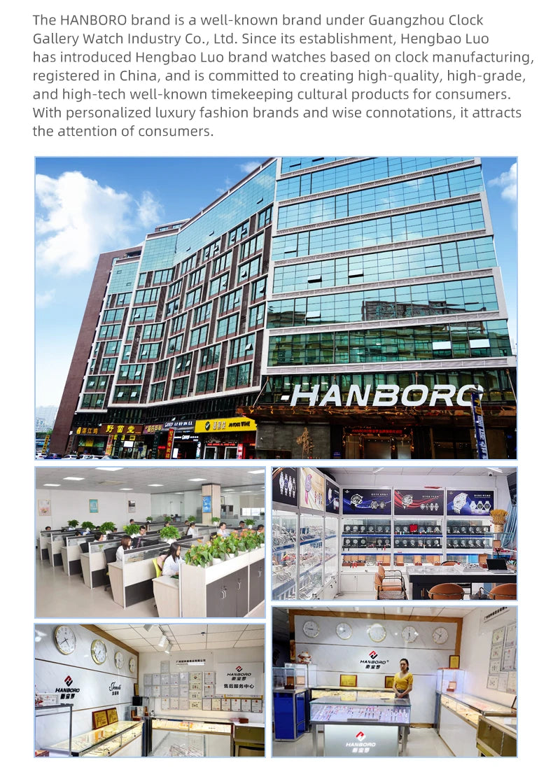 HANBORO men's fully automatic mechanical watch, roulette wheel, roulette wheel, men's watch 1001