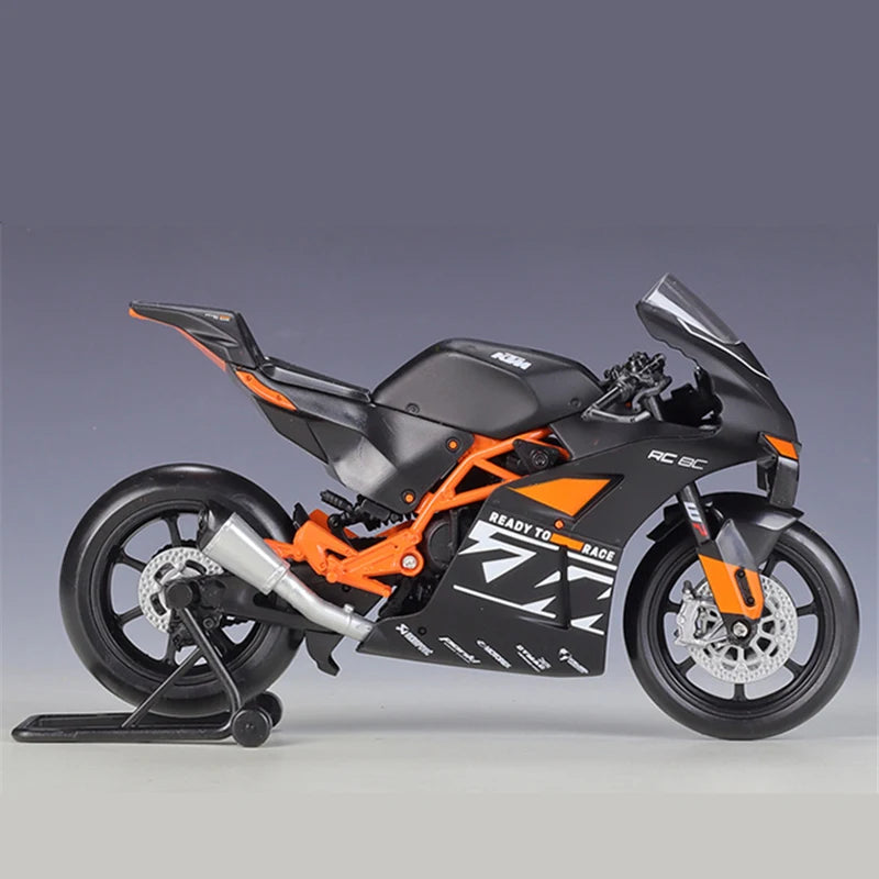 Welly 1:12 KTM RC 8C Alloy Road Racing Motorcycle Model Diecast Metal Street Sports Cross-country Motorcycle Model Children Gift.