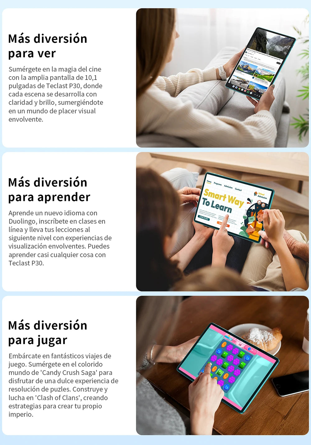 Teclast P30 Android 14 Tablet with 10.1" IPS Display, Max 12GB RAM, 128GB ROM, UNISOC T606 Octa-Core, Type-C, 3.5mm Jack, Widevine L1.