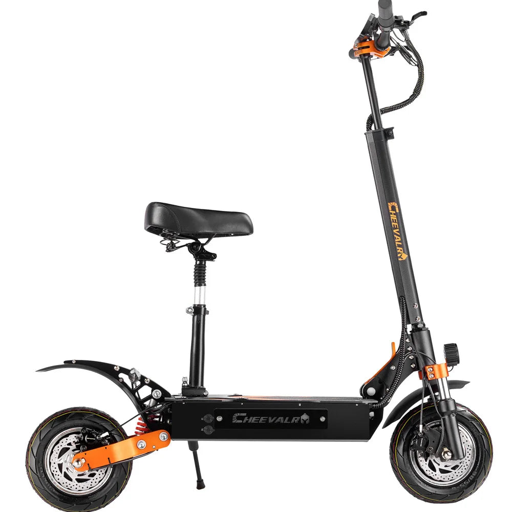 Cheevalry S10 Electric Scooter 2*1600W Motor 52V 33AH Battery Electric Scooter 10 Inch Tires City Commuter Electric Scooter.
