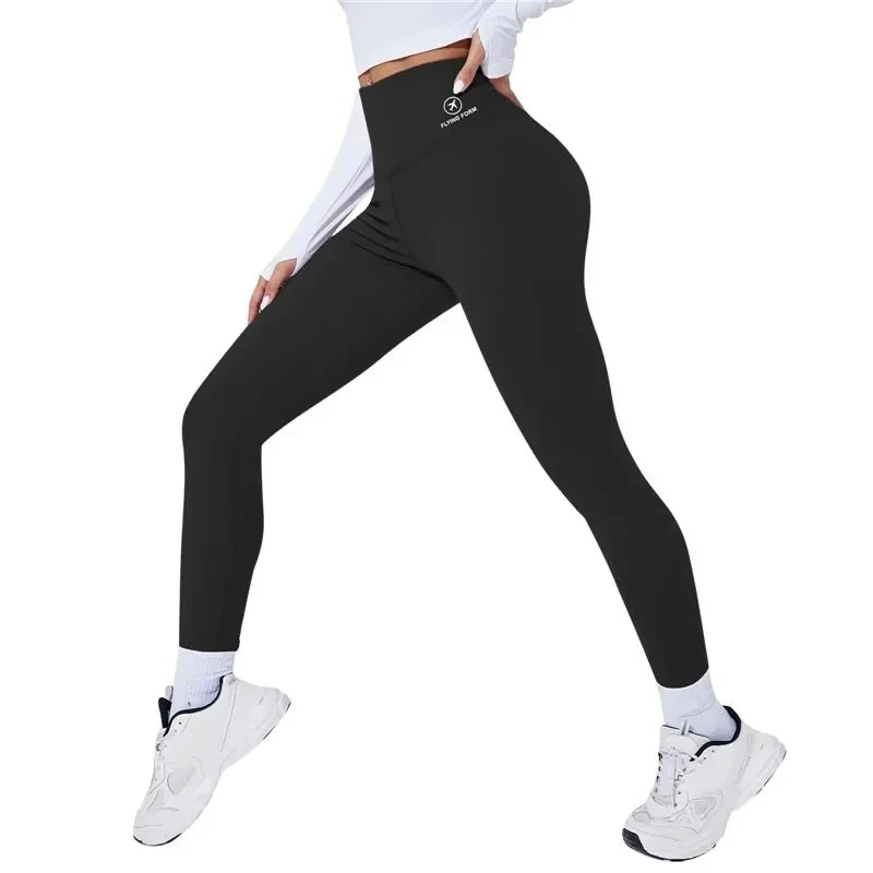 1pc Frauen Hohe Taille Yoga Leggins Gym Sport Strumpfhosen Frau Laufhose Sexy Butt Hebe Leggings Gym Fitness Push-Up leggins ﻿.