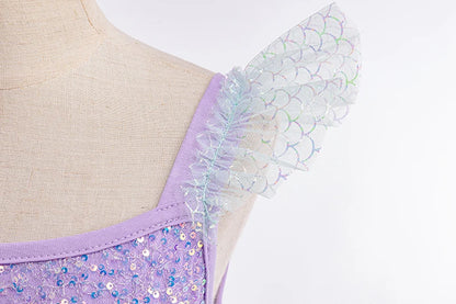 Mädchen elegante Regenbogen Prinzessin Kleid mit Bowknot Flatter Trim Mesh Kleid Tutu Kleid für Party, Performance Tutu Kleid.