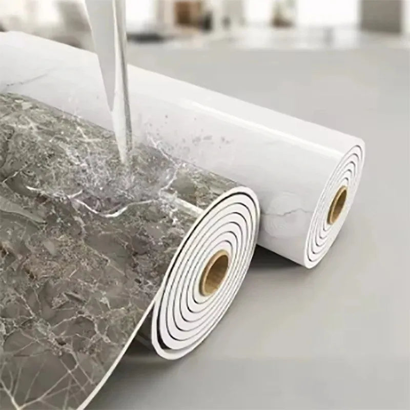 Thick foam marble wallpaper 1 roll waterproof and antifouling wall sticker self-adhesive wallpaper for bedroom and living room