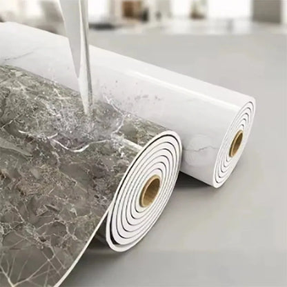 Thick foam marble wallpaper 1 roll waterproof and antifouling wall sticker self-adhesive wallpaper for bedroom and living room