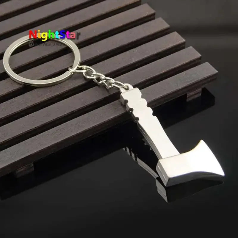 1Pcs Mini Nette Kreative Werkzeug-schlüssel Ax Zange Bohrer Herrscher Schraubendreher Spanner Schlüssel Kette Ring Schlüsselring Metall Kirsite 16 stil Geschenk